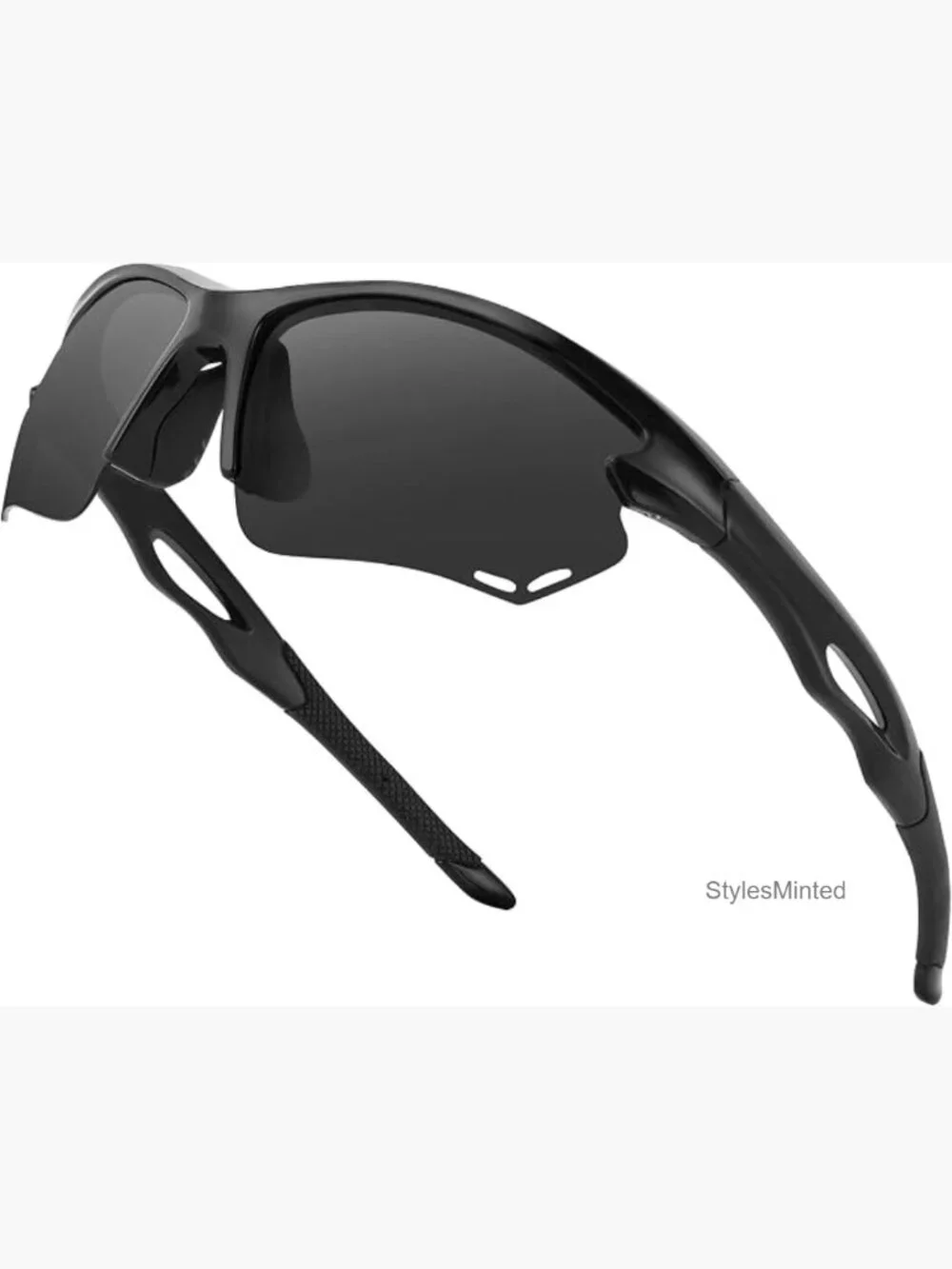 Polarized TR90 Sport Sunglasses for Men Lightweight UV Protection